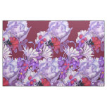 Purple sun Fairy details : flowers Fabric