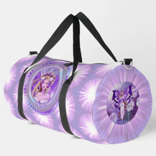 Purple Sun Fairy Duffle Bag