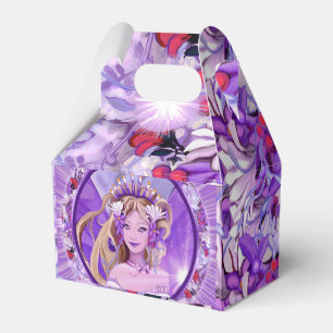 Purple Sun Fairy Favor Box