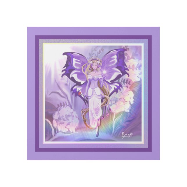 Purple Sun Fairy Gallery Wrap (Front)
