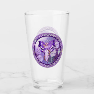 Purple sun Fairy Glass