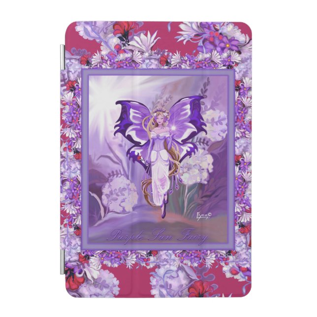 Purple Sun Fairy  iPad Mini Cover (Front)