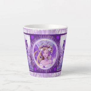 Purple Sun fairy Latte Mug