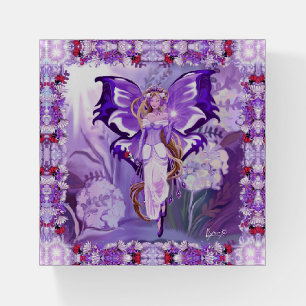 Purple Sun Fairy Paperweight