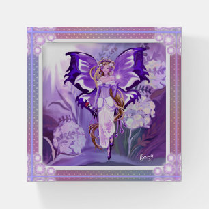 Purple Sun Fairy Paperweight