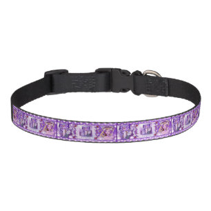 Purple Sun Fairy pet collar