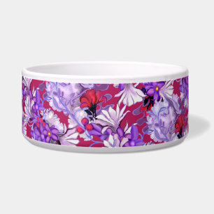 Purple Sun Fairy pet collar Bowl