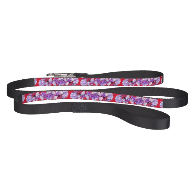 Purple Sun Fairy pet collar Pet Leash (Full)