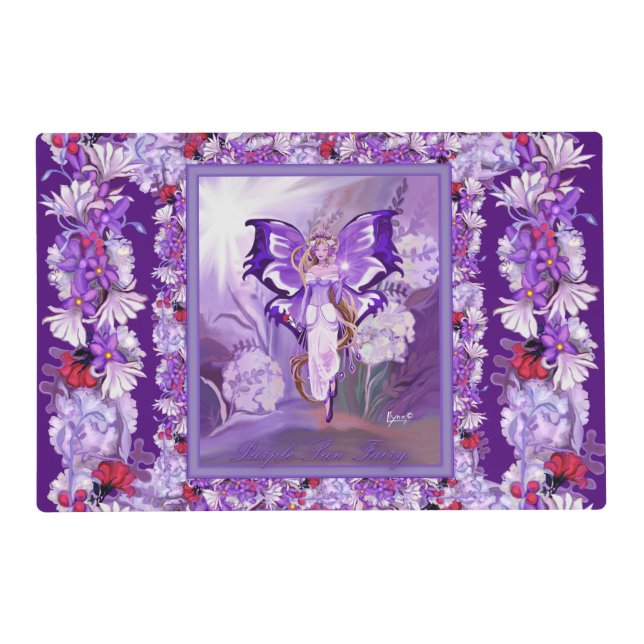 Purple Sun Fairy Placemat (Front)