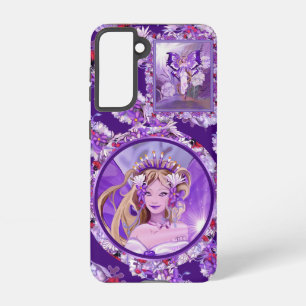 Purple Sun Fairy Samsung Galaxy S21 Case