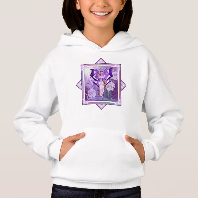 Purple Sun Fairy T-Shirt Hoodie (Front)