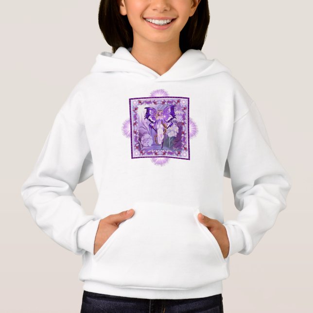 Purple Sun Fairy T-Shirt Hoodie (Front)