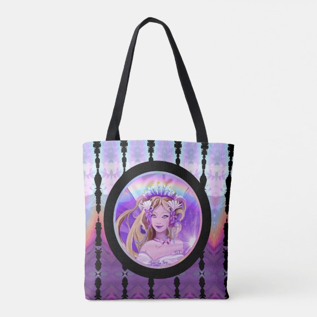 Purple Sun Fairy Tote Bag (Back)