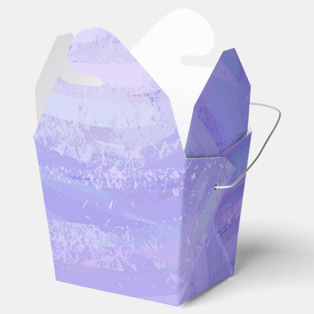 Purple Sun Favor Boxes (Opened)