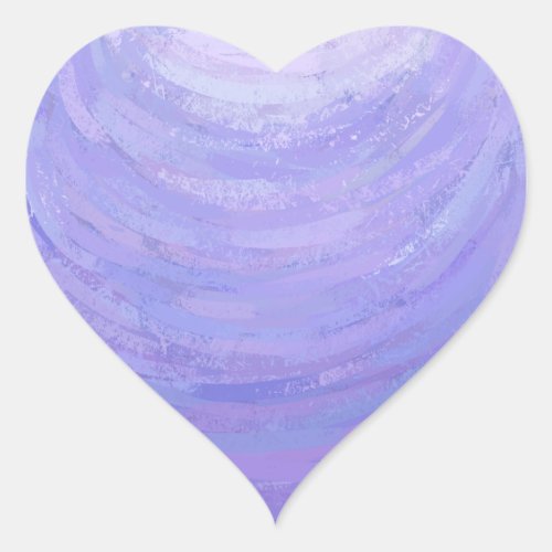 Purple Sun Heart Sticker