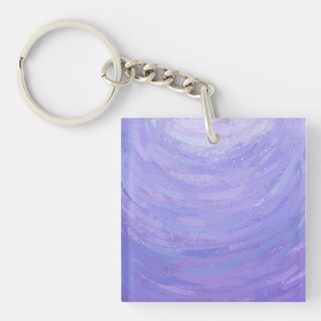 Purple Sun Keychain (Front)