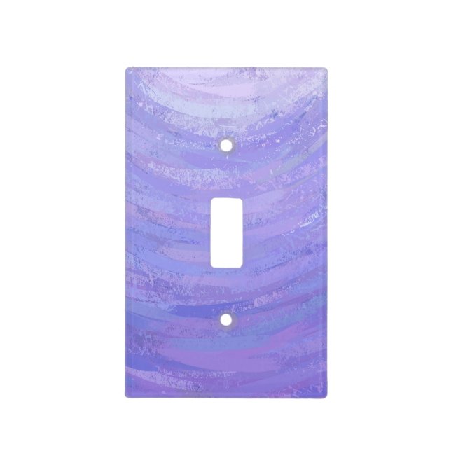 Purple Sun Light Switch Cover (Front)