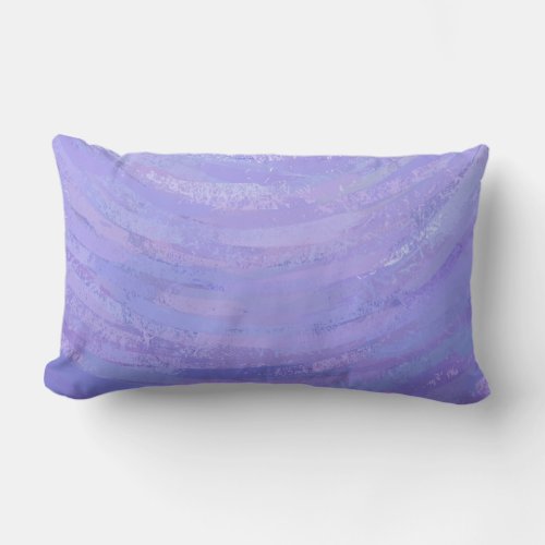 Purple Sun Lumbar Pillow