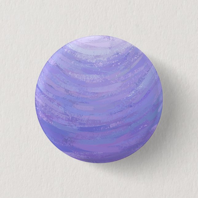 Purple Sun Pinback Button (Front)