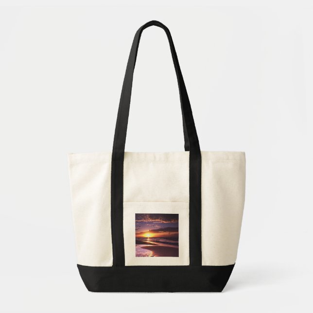 Purple Sunset Tote Bag (Front)