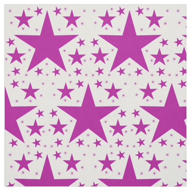 Purple Superstar Collection Pattern Fabric (Swatch)