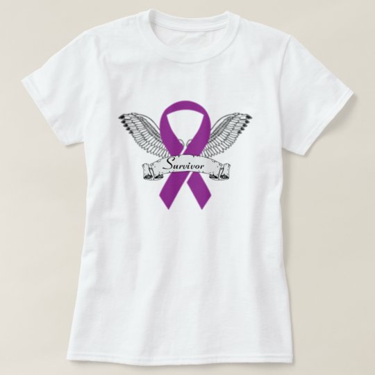 Purple Survivor Ribbon T-Shirt