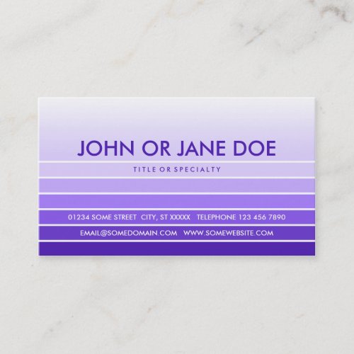 purple swatch business card template