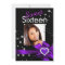 Purple Sweet 16 Birthday Party Heart Photo Stars