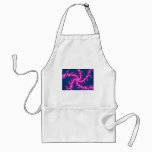 Purple Swirl - Fractal Art Adult Apron