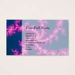 Purple Swirl - Fractal Art Business Card