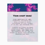 Purple Swirl - Fractal Art Flyer