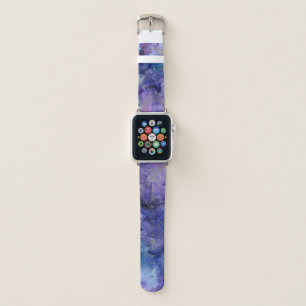 Purple Swirls Design Apple Watch Band