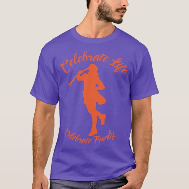 Purple T-Shirt w/ Orange (Front)