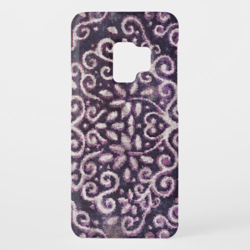 Purple tan damask luxury pattern Case_Mate samsung galaxy s9 case