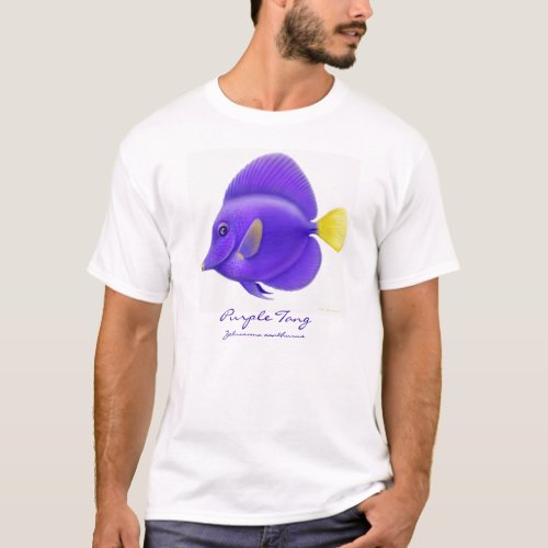 Purple Tang Reef Fish T_Shirt