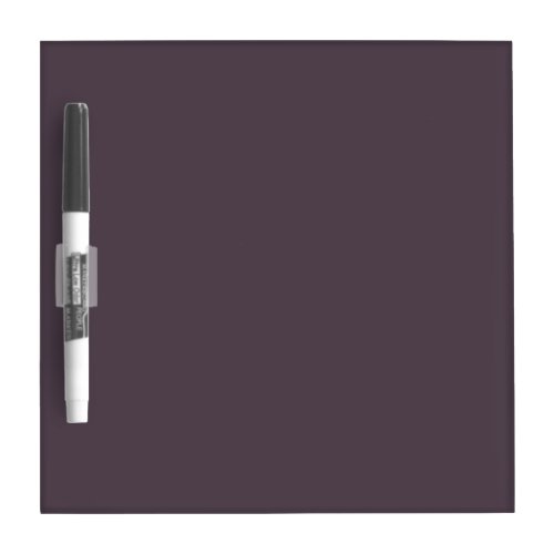 Purple Taupe Solid Color Dry Erase Board