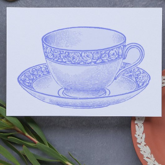 Purple Teacup Cards