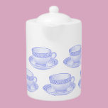 Purple Teacup Teapot<br><div class="desc">Teacup for the tea lover</div>