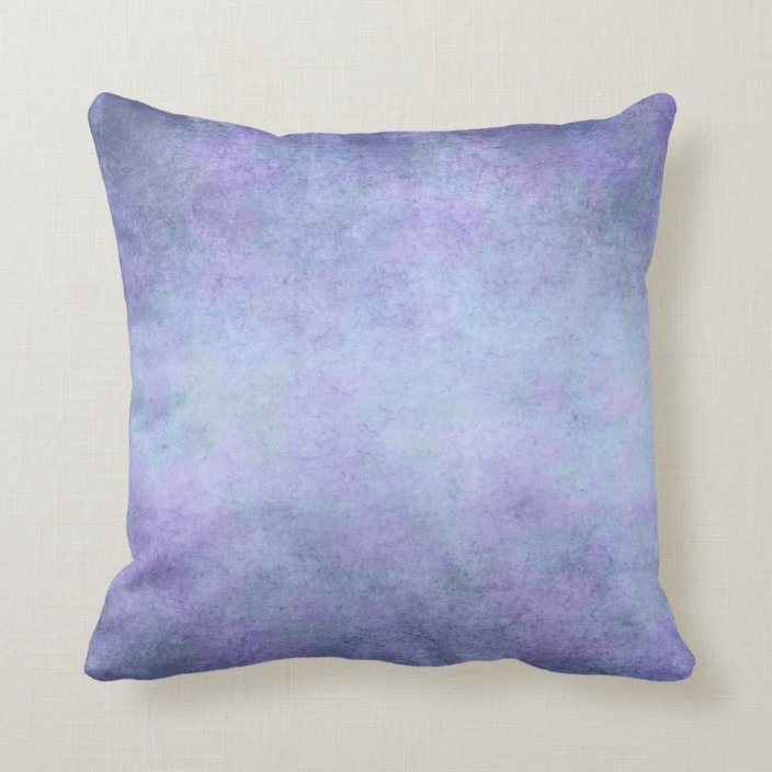 Purple Teal Blue Aqua And Violet Watercolor Throw Pillow Zazzle Com