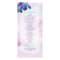 Purple Teal Blue Dendrobium Orchid Wedding Program