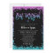 Purple Teal Faux Glitter Bat Mitzvah