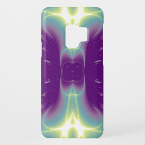 PURPLE TEAL GREEN LIGHT WAVES Case_Mate SAMSUNG GALAXY S9 CASE