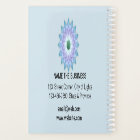 Purple Teal Meditation Holistic Lotus Flower Yoga