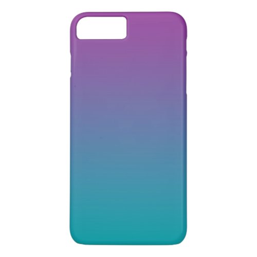 Purple  Teal Ombre iPhone 8 Plus7 Plus Case