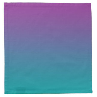 Purple & Teal Ombre Napkin