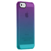 Purple & Teal Ombre Uncommon iPhone Case (Back/Right)
