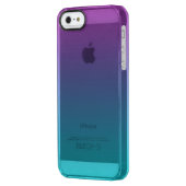 Purple & Teal Ombre Uncommon iPhone Case (Back Left)