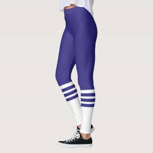 Purple Team Custom Color Tube Sock Leggings Zazzle