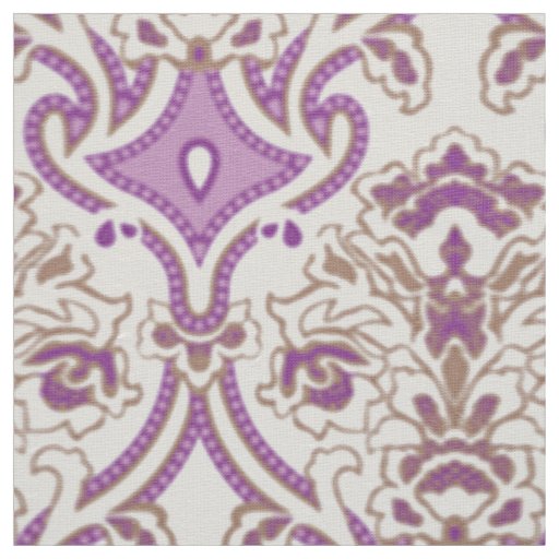 Purple Textile | Ornamental Diamond Fabric Print