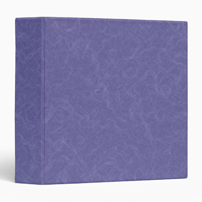 Purple textured surface swirling pattern 3 ring binder (Front/Spine)